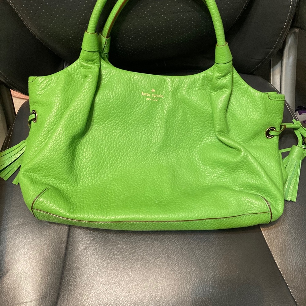 Mint condition Kate spade satchel!!!green